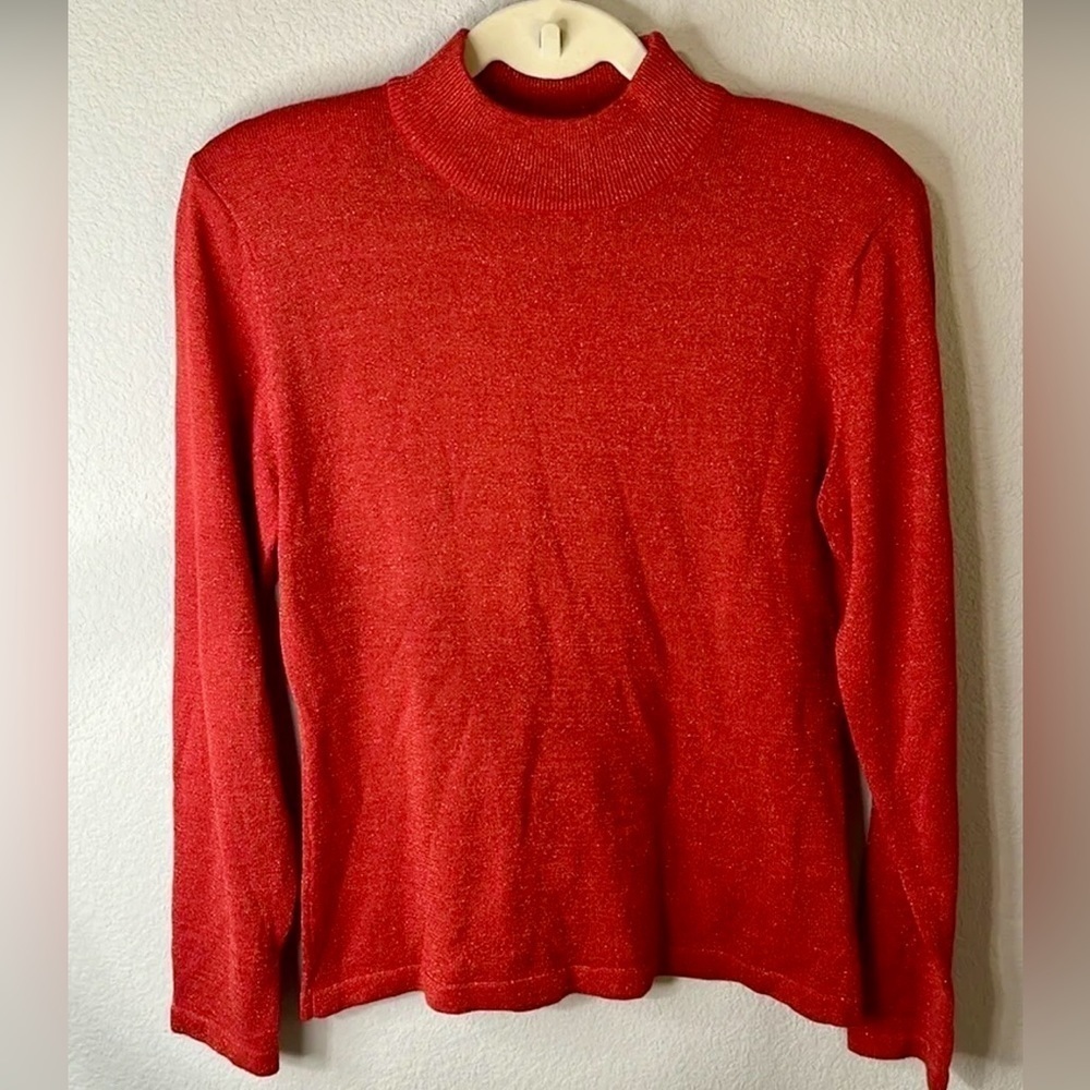 Vintage Bold Red Sweater Sz S